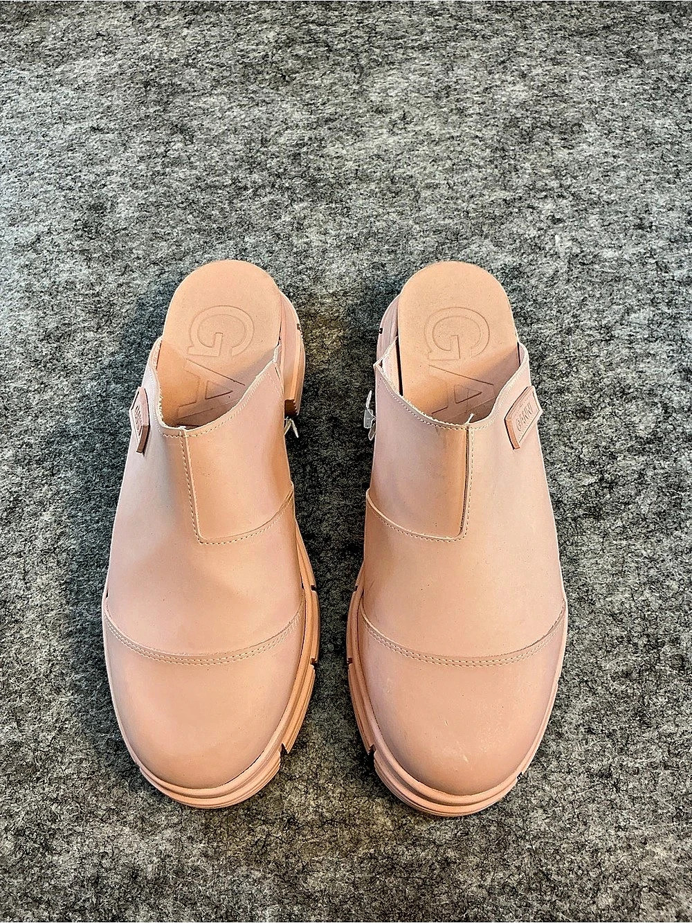 GANNI Rubber City Mule Women's Mules Pink EU 44